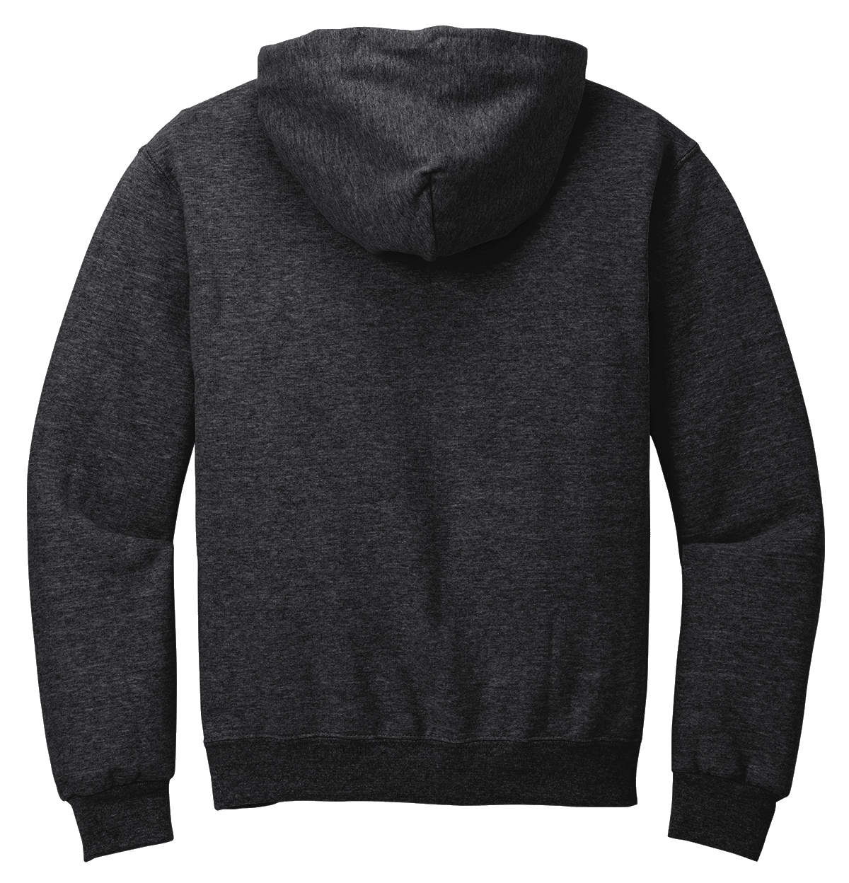 Pullover Hooded Sweatshirt Black Heather